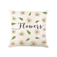 thumbnail image 2 of Funda De Almohada Con Estampado Primaveral De Lino. Almohada Decorativa Para El Sofá Del Salón., 2 of 6