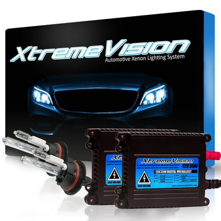 XtremeVision 35W HID Xenon Conversion Kit with Premium Slim Ballast - 9007 30000K - Deep Blue - 2 Year