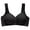 01#Black, variant on Everyday Bras for Women Comfort Convenient Front Closure Bra Plus Size Breathable Soft Non Wired Bras Ladies Full Coverage Leisure Daily Bralettes