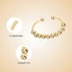 thumbnail image 3 of Open Anxiety Ring Adjustable Anti-Stress Ring Spinner Ring Fidget Ring, 3 of 5