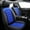 Black+Blue, variant on WILLJOY Fit for Nissan Rogue 2010-2025 Car Seat Cover, Waterproof Pu Leather Front Rear Cushion Protector Black Red