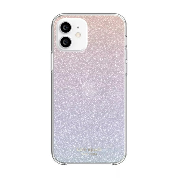 Kate Spade Protective Hardshell Case for iPhone 12/12 Pro - Ombre Glitter Pink (Very Good)