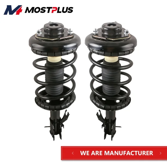 MOSTPLUS 2PCS Front Struts Shocks w/Coil Spring for 2000-2001 Infiniti I30 Nissan Maxima