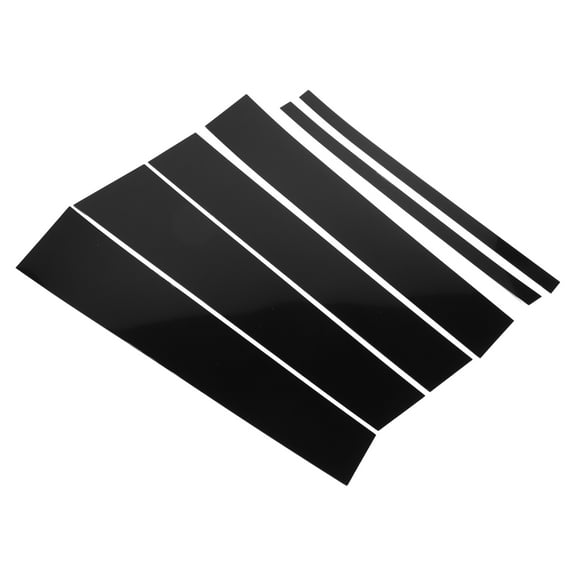 Unique Bargains 6Pcs Windshield B Pillar Trim Exterior Garnish Front Rear Left Right for Nissan Titan Crew Cab 2004-2015