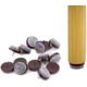 thumbnail image 5 of 50 almohadillas redondas de fieltro para muebles de alta resistencia, deslizadores de muebles para uñas, protectores de suelo de madera dura, patas antideslizantes, diámetro de 28 mm/1,1 pulgadas, 5 of 5