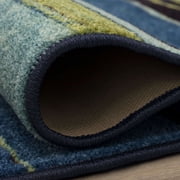 Mohawk Home Rainbow Multi Low Pile Non-Slip Stain/Fade Resistant Indoor Area Rug, 6 x 9