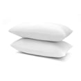 thumbnail image 2 of Cheer Collection Set of 2 Hollow Fiber Filled Lumbar Couch Pillows, 12" x 20" - White, 2 of 4