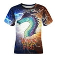 thumbnail image 4 of Wings Of Fire WOF Kid's T-Shirt Short Sleeve T-Shirt Tops Summer Tee Shirt for Boys Girls 160CM, 4 of 8