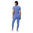 thumbnail image 2 of Adar Pro Movement Booster Scrub Set For Women - Sweetheart V-Neck Scrub Top & Yoga Jogger Scrub Pants, 2 of 6