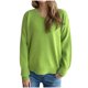 thumbnail image 2 of Suéter de cuello en V para mujer, moda Otoño Invierno, tejido, suelto, manga larga, blusa, cuello en V, suéter para mujer, 2 of 5