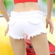 thumbnail image 4 of Pantalones cortos ajustados de algodón de alta elasticidad para mujer, Shorts ajustados de cintura baja, lavado con flecos de lana, Sexy, Polo, baile, club nocturno, micropantalones cortos, 4 of 4