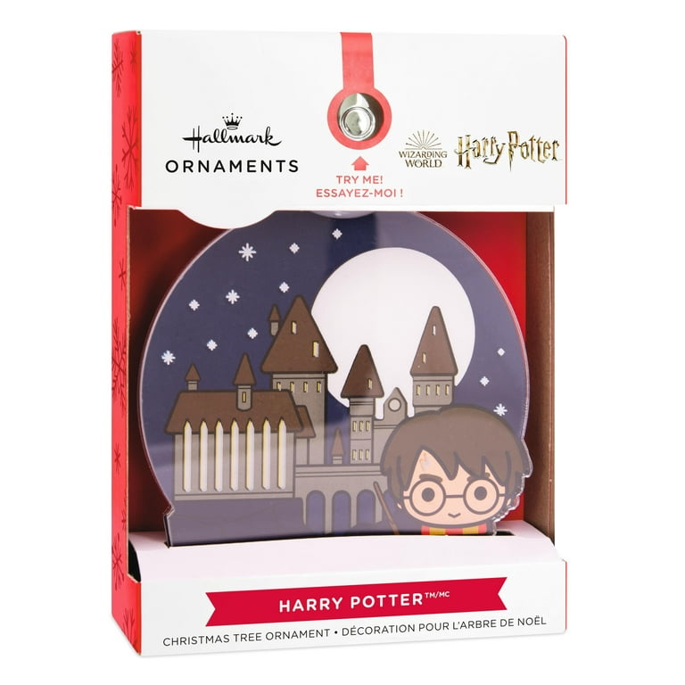 3 Lot Hallmark Harry Potter Ornaments Stacked Books, Hogwarts Castle, Light  Up