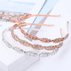 thumbnail image 4 of Diadema nupcial de cristal con diseño de flores y diamantes de imitación, tocados de novia, diadema nupcial de diseño Simple Vhermosa, 4 of 5
