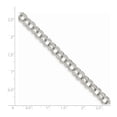 thumbnail image 2 of 14k White Gold Double Link Charm Bracelet, 2 of 2