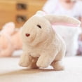 thumbnail image 4 of Tobar: Animigos Bouncing Bunny Rabbit - White - Cuddly Animated Plush Pet, Hops-Wiggles-Snuffles Its Nose, Fun Interactive Toy, Toddlers & Kids 18Mo+, 4 of 8