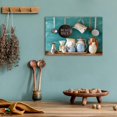 thumbnail image 2 of Kitchen Canvas Wall Art - Rustic Kitchen Pictures for Wall Decor, Farmhouse Kitchen Scene Pictures For Kitchen, Kitchen Art Picture Framed Canvas Print For Dining Room 12x18, 2 of 6