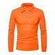 thumbnail image 5 of Playera Tipo Polo Con Licra Slim Fit Moda Manga Larga 2112 G, 5 of 7