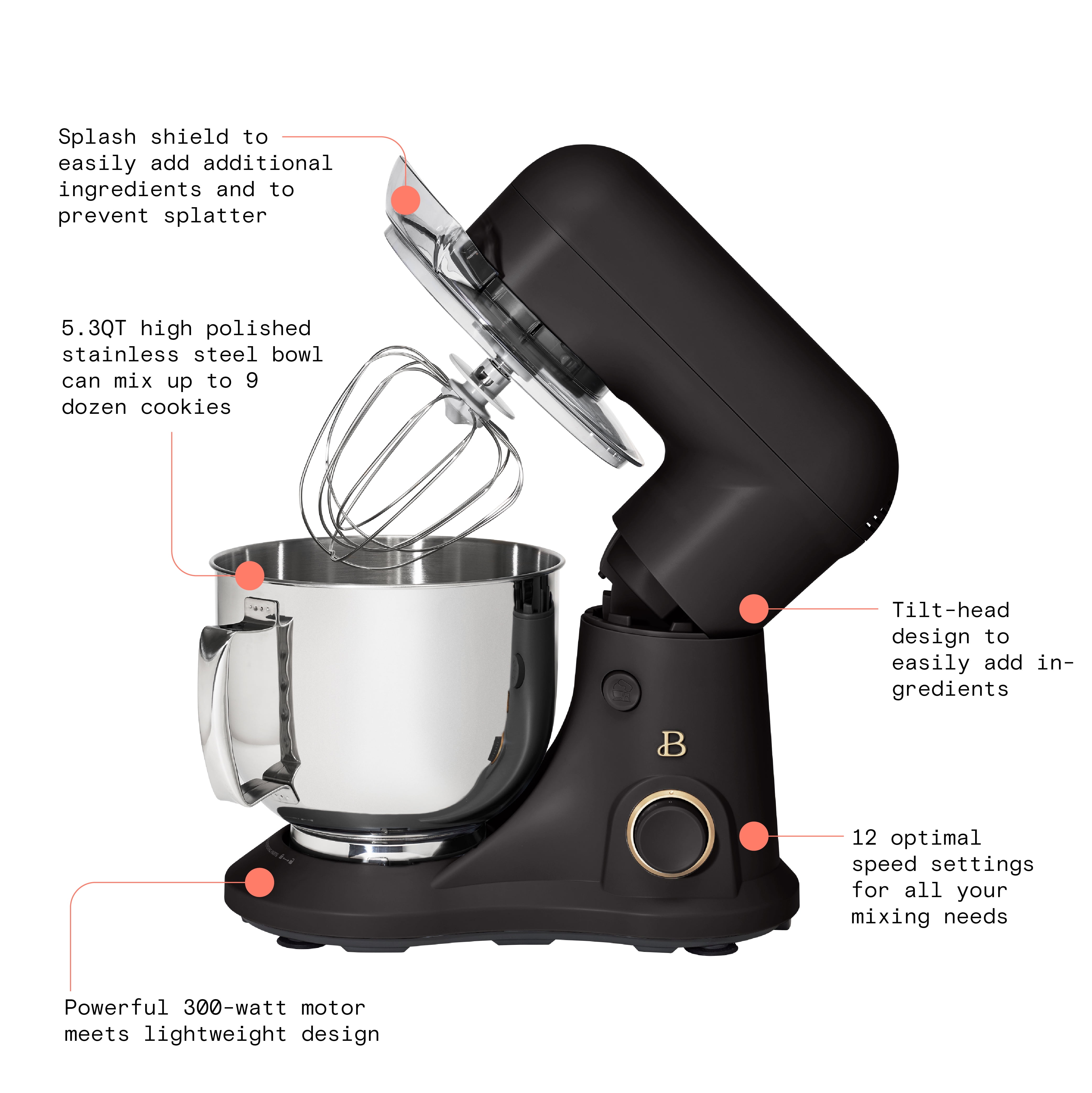 Beautiful Hand Mixer, Black Sesame … curated on LTK