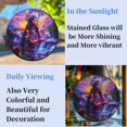 thumbnail image 4 of Natural Landscape American Native Indian Woman Stained Glass Suncatcher Handmade Window Hanging Colored Glass Suncatcher Crafts Kits for Indoor Garden Decor Memorial Gift 16x16cm(3), 4 of 7