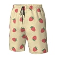 thumbnail image 5 of Naloa Strawberries Men's Beach Shorts, Surfing shorts, Swim trunks, Quick Dry Swim Trunks for Surfing Beach Fun - Small, 5 of 9