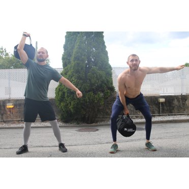 Ludus Imperium Adjustable Workout Sandbags - 30kg (66lb) & 50kg (110lb), Heavy Duty With Handles