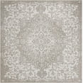 thumbnail image 2 of Jill Zarin Outdoor Collection Area Rug - Dubai (13' 1" Square Gray/Ivory), 2 of 7