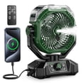 thumbnail image 1 of Ventilador nebulizador portátil ColdSky, 10000 mAh, 360 ml, 8 velocidades, LED, 1 of 7