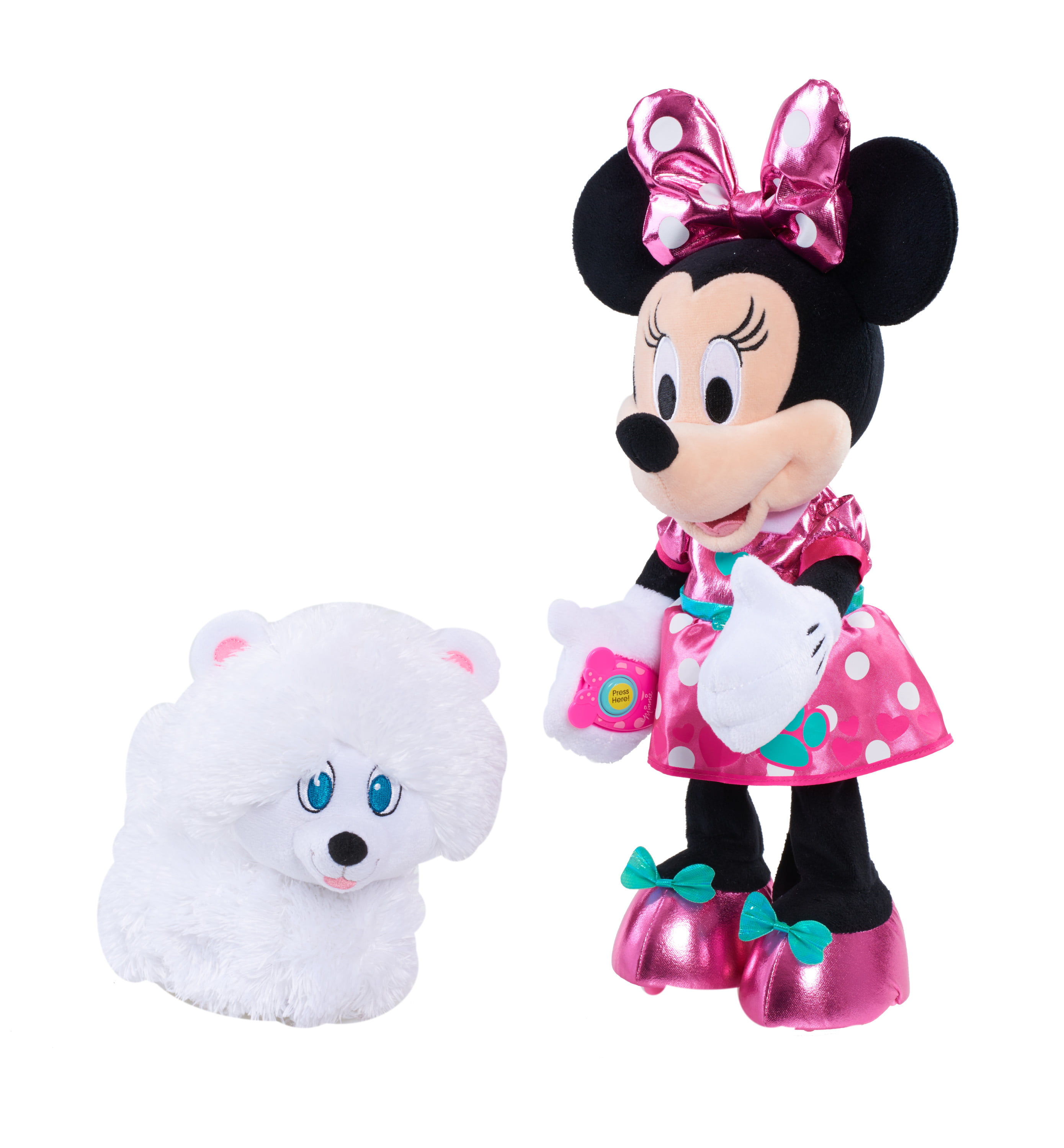 minnie mouse walking dog toy