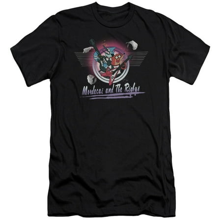 Trevco THE REGULAR SHOW MORDECAI & THE RIGBYS Black Adult Unisex T-Shirt