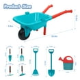 thumbnail image 3 of JoyStone Kids Gardening Tool Set with Wheelbarrow, Watering Can, Gloves, Shovel, Rake, Apron, Durable Plastic, Ages 3-6, 3 of 12