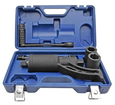 Hand Torque Multiplier Truck Rim Tire Trailer Lug Nut Changing Wrench Tool Kit 