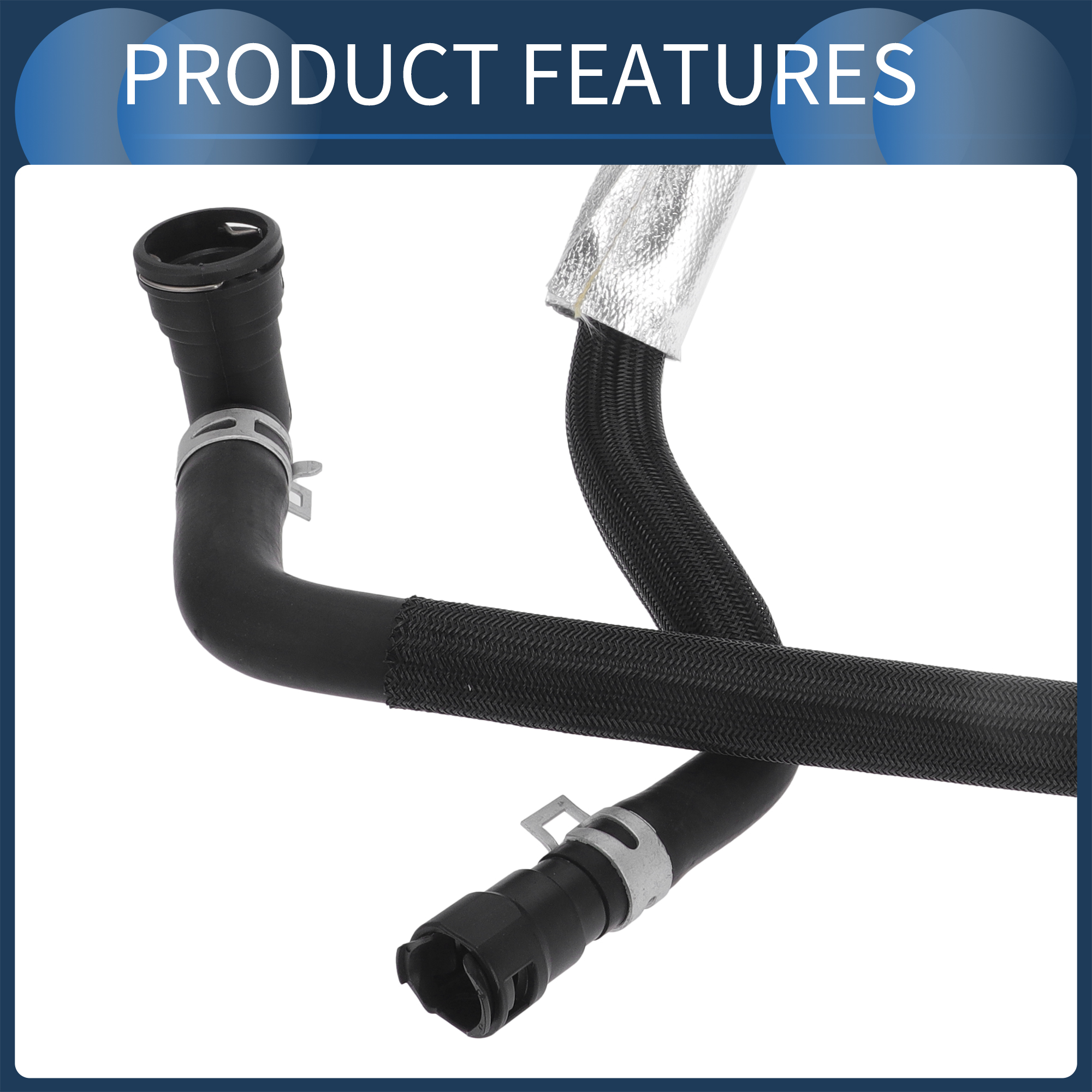 Unique Bargains Engine Heater Hose Assembly For Ford F-150 3.5L 2011 2012 2013 2014