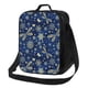thumbnail image 1 of Disketp Dark Blue Christmas Bolsa Térmica Estampada para Almuerzo, Lonchera para Hombres y Mujeres Adultos, 1 of 7