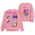 thumbnail image 1 of Moonsky Sudadera pop Demon Hun/er, sudadera Huntrix con cuello redondo, jersey de manga larga para mujer y hombre, ropa de calle, moda urbana (Rosa L), 1 of 5