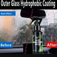 thumbnail image 2 of Vehicle Rain Repellent Glass Hydrophobic Coating Rainproof Windshield Cleaner for Mirror 100ml, 2 of 9