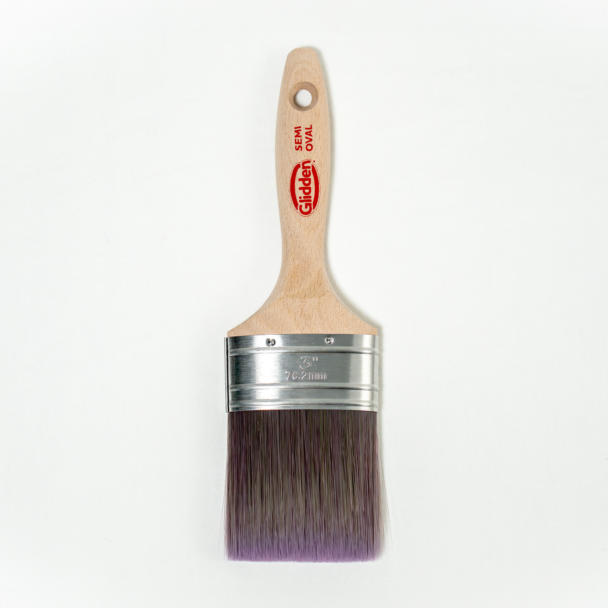 Glidden Semi-Oval 3-Inch Flat Sash Paint Brush (3-Pack) photo 3
