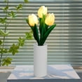 thumbnail image 2 of Yooshoverk Tulips Lamp Lights , Desk Lamp Led Simulation Tulips Night With Vase,Table Lamp Ornaments For Home Living Room Desktop Decor For Home Decor Pink 12.2X5.51X4.53In, 2 of 6