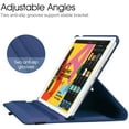 thumbnail image 4 of Rotating Case for New iPad 8th Gen (2020) / 7th Generation (2019) 10.2 Inch - 360 Degree Rotating Smart Protective Stand Cover with Auto Sleep/Wake, Navy Blue, 4 of 7