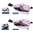 thumbnail image 5 of HAWEE Convertible Sling Bag for Women Crossbody One Shoulder Chest Bag Left and Right Strap, Unircorn Pink, 5 of 7