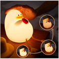 thumbnail image 1 of SHAR Cute Cartoon Duck Night Light with Phone Holder - Rechargeable & Hatless, 1 of 3