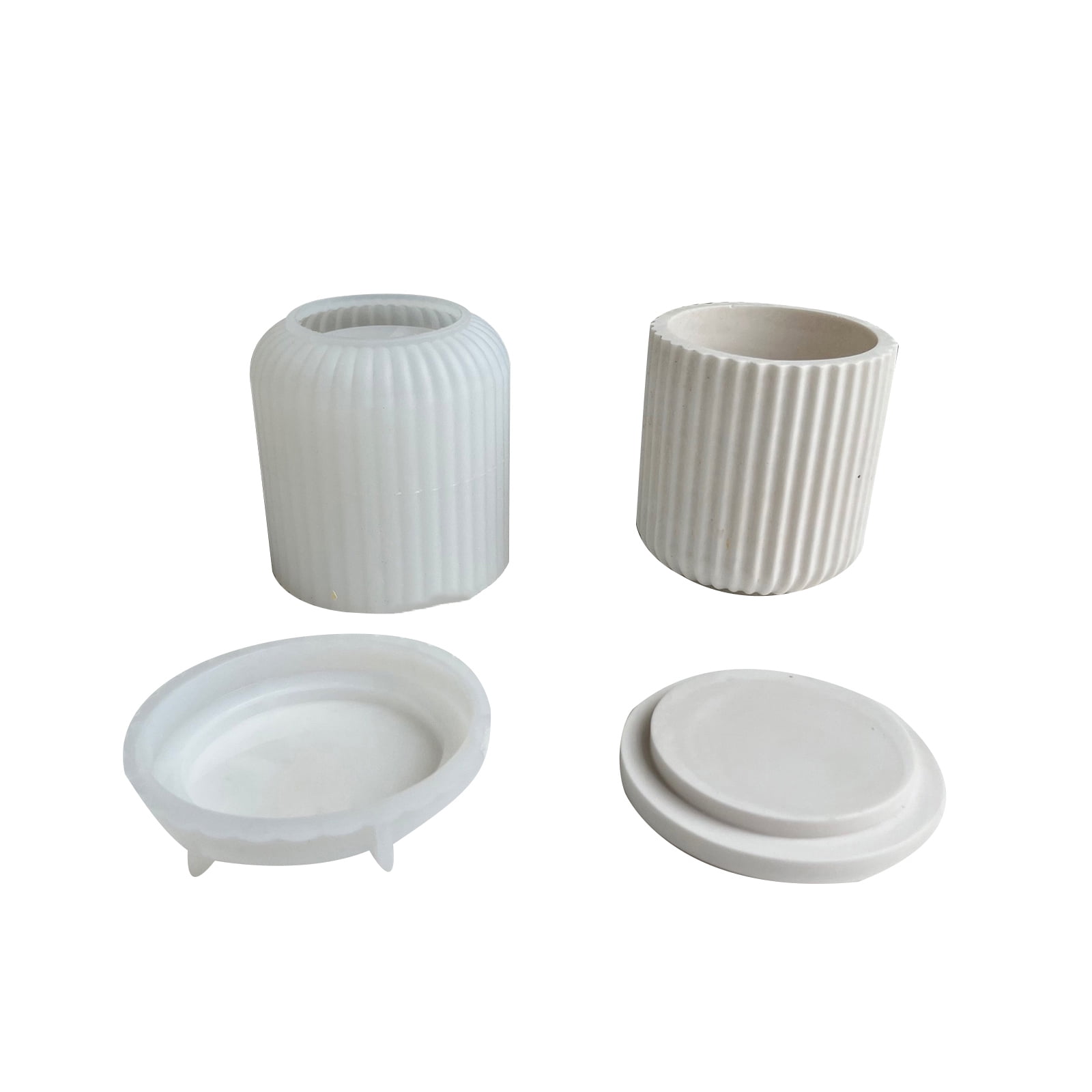 Handmade Craftworks Mold Silicone Candle Vessels Diy Storage Tank Candle Cup Mold