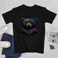 thumbnail image 3 of Jacket Teddy Bear t-shirt Cartoon pattern short sleeve Unisex tees Trendy shirt, 3 of 5