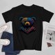 thumbnail image 3 of Jacket Teddy Bear t-shirt Cartoon pattern short sleeve Unisex tees Trendy shirt, 3 of 5