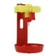 thumbnail image 1 of Juego de 10 vasos para beber para pollos, bebedero automático para tetina para aves de corral, taza colgante, accesorios para granja (bebedor de bolas de acero de tres vías), 1 of 8