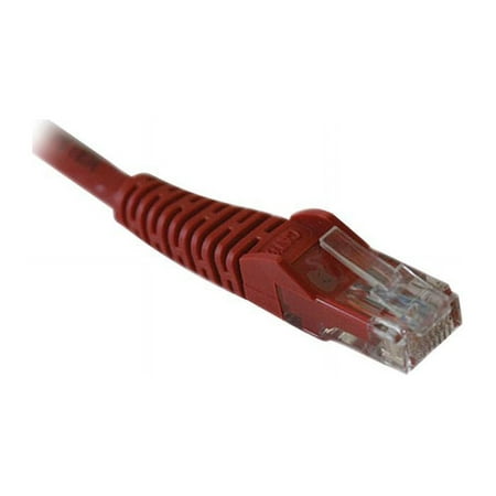 UPC: 0037332176523 | TRIPP LITE N001-010-RD 10FT CAT5E CAT5 SNAGLESS MOLDED PATCH CABLE RJ45 M/M RED 10FT