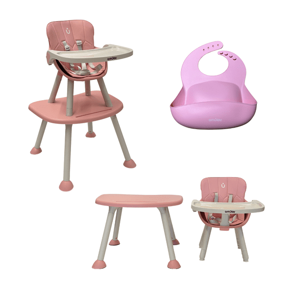 Amulay Silla Alta Periquera NUBA 7 En 1 - Rosa