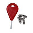 thumbnail image 3 of Llave de de surf con tornillo, accesorio de repuesto para deportes acuáticos, fácil de usar, de metal. Rojo, 3 of 8