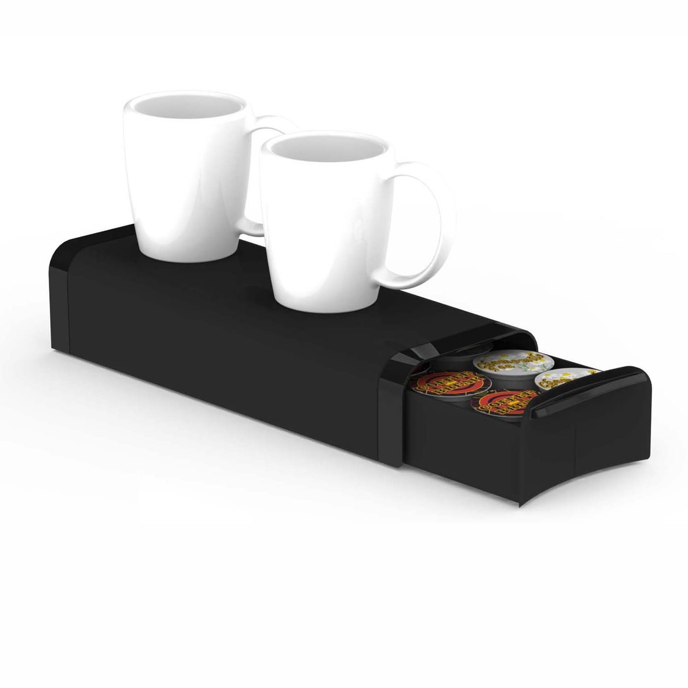 Mind Reader Compact Single Serve Coffee Pod Holder with Pull Out Drawer