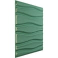 thumbnail image 2 of 19 5/8"W x 19 5/8"H Arlington EnduraWall Decorative 3D Wall Panel, Universal Pearl Metallic Sea Mist (Covers 2.67 Sq. Ft.), 2 of 6