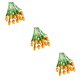 thumbnail image 3 of Flores artificiales decorativas Cateissary 10 piezas Naranja, 3 of 6